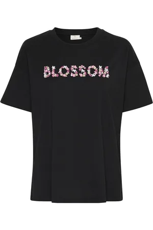 Kaffe Kafie T-Shirt Tops T-shirts & Tops Short-sleeved Black