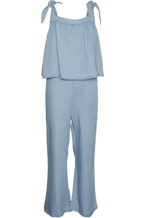 VERO MODA Vmbree Sl Wide Jumpsuit Girl Jumpsuit Blue