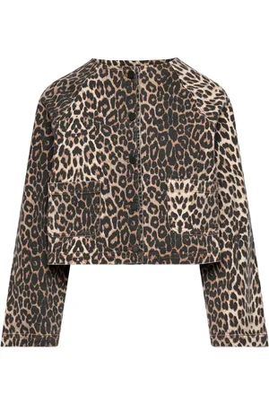 Pieszak Pd-Georgia Jacket Leopard Outerwear Jackets Light-summer Jacket Brown