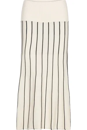 INWEAR Paiteiw Skirt Skirts Knee-length & Midi Skirts Cream