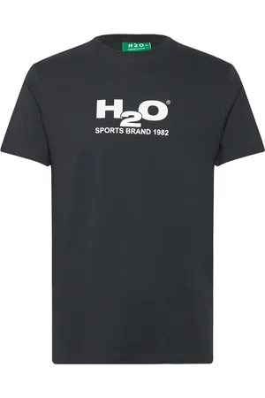 H2O Logo Tee Tops T-Kortærmet Skjorte Black