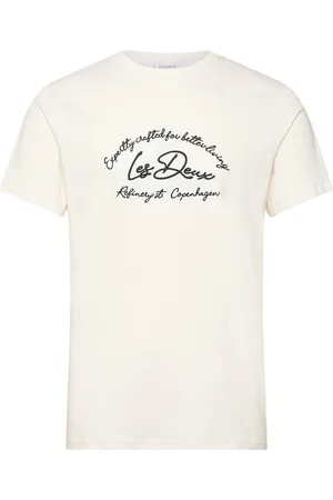 Les Deux Camden T-Shirt Tops T-Kortærmet Skjorte White