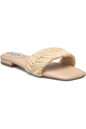 Steve Madden Allure Sandal Flade Sandaler Cream