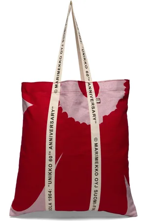 Marimekko Carrier Midi Unikko Bags Totes Red