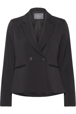 Culture Cucenette Blazer Blazers Double Breasted Blazers Black