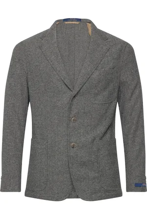 Ralph Lauren Modern Herringb Sport Coat Uldjakke Jakke Grey