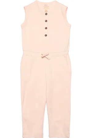Copenhagen Colors Rib Jersey Jumpsuit Jumpsuit Pink