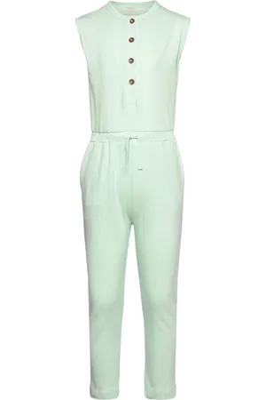 Copenhagen Colors Rib Jersey Jumpsuit Jumpsuit Green