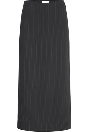 Modstrom Graysonmd Skirt Skirts Knee-length & Midi Skirts Black