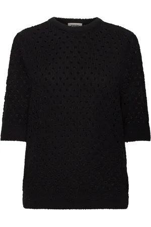 Modstrom Auroramd O-Neck Tops Knitwear Jumpers Black
