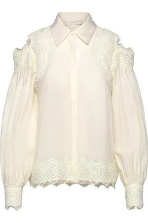 Copenhagen Muse Cmmolly-Shirt Tops Blouses Long-sleeved Cream