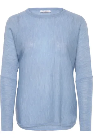 Claire Woman Cwpippa - Pullover Tops Knitwear Jumpers Blue