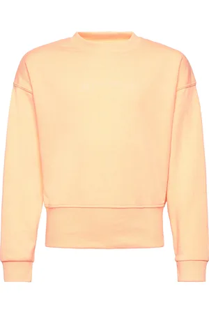 Juicy Couture Juicy Chunky Rib Drop Shoulder Crew Lb Tops Sweatshirts & Hoodies Sweatshirts Orange