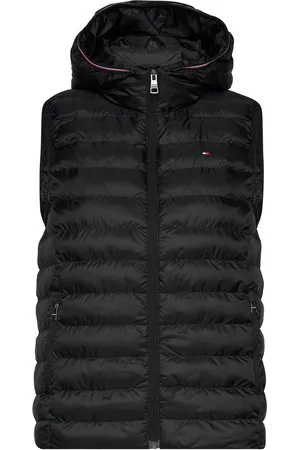 Tommy Hilfiger Lw Padded Global Stripe Vest Vests Padded Vests Black