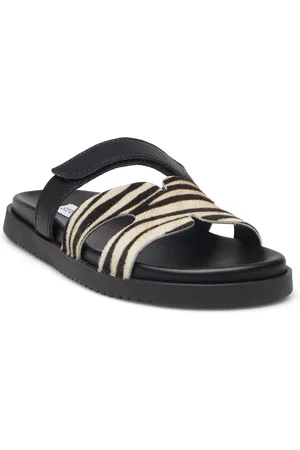 Steve Madden Missile-L Sandal Flade Sandaler Black