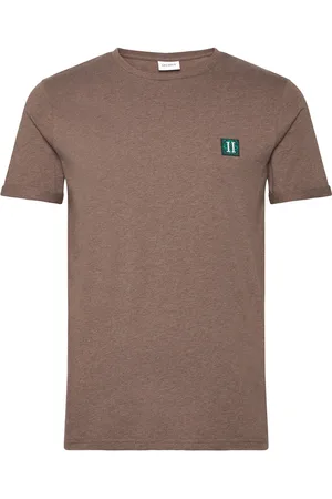 Les Deux Piece 2.0 T-Shirt Tops T-Kortærmet Skjorte Brown