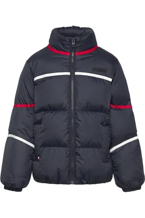 Tommy Hilfiger Global Stripe Padded Jacket Foret Jakke Navy