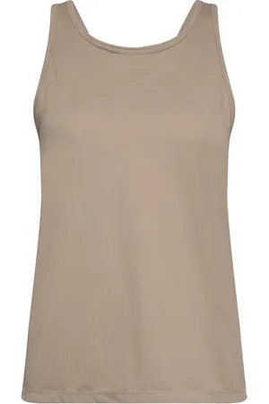 Björn Borg Borg Tank Elastic Sport T-shirts & Tops Sleeveless Beige