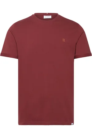 Les Deux Nørregaard T-Shirt - Seasonal Tops T-Kortærmet Skjorte Burgundy