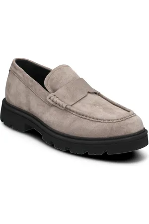 GARMENT PROJECT Phil Loafer - Ardesia Suede Loafers Flade Sko Grey