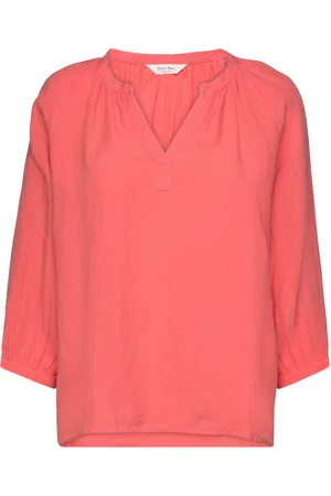 Part Two Hikmapw Bl Tops Blouses Long-sleeved Pink