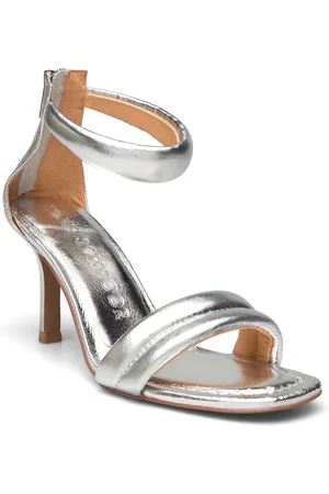 Sofie Schnoor Stiletto Sandal Med Hæl Silver