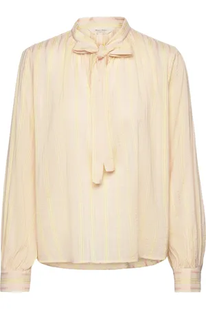 Part Two Epokepw Bl Tops Blouses Long-sleeved Beige