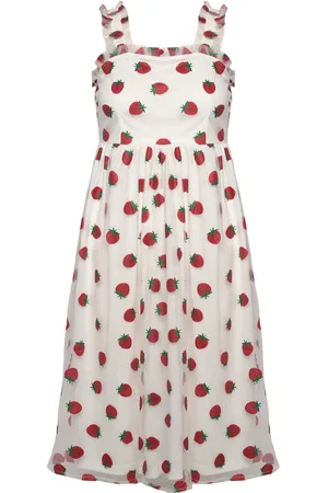 Noella Berry Long Dress Knælang Kjole White