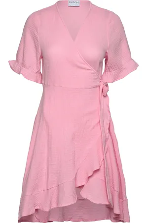 Noella Aleppo Short Dress Kort Kjole Pink