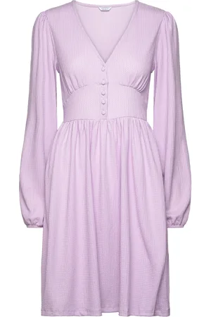 BUBBLEROOM Lova Short Dress Knælang Kjole Purple