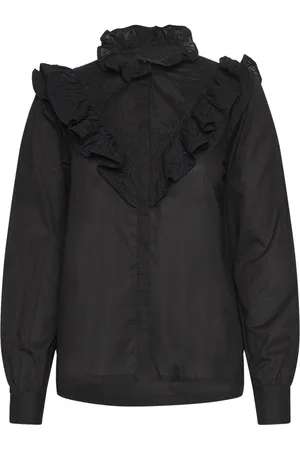 Sofie Schnoor Shirt Tops Shirts Long-sleeved Black