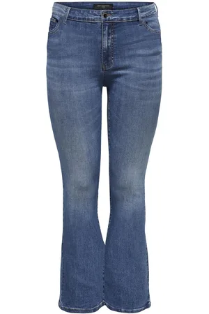 ONLY Carsally Reg Flared Dnm Bj114-3 Noos Bottoms Jeans Flares Blue