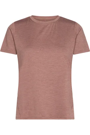 Endurance Wange W Melange S/S Tee Sport Women Sport Clothing Sports Tops & T-shirts Sport T-Skjorte Pink