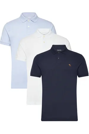 Abercrombie & Fitch Anf Mens Knits Tops Polos Short-sleeved Navy