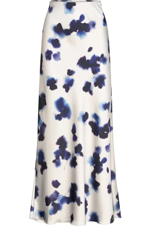 Lindex Skirt Mary Aop Skirts Maxi Skirts White