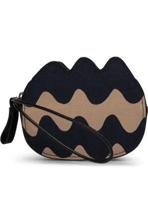 Marimekko Lokki Pouch S Bags Top Handle Bags Black