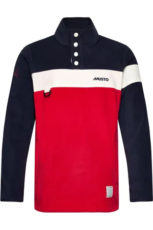 MUSTO 64 Pt Fleece Sport Sweatshirts & Hoodies Fleeces & Midlayers Red