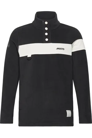 MUSTO 64 Pt Fleece Sport Sweatshirts & Hoodies Fleeces & Midlayers Black
