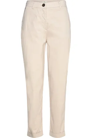 Fiveunits Emmafv Bottoms Trousers Chinos Cream