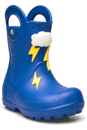Crocs Handleitlightningboltrainbootk Shoes Rubberboots High Rubberboots Blue
