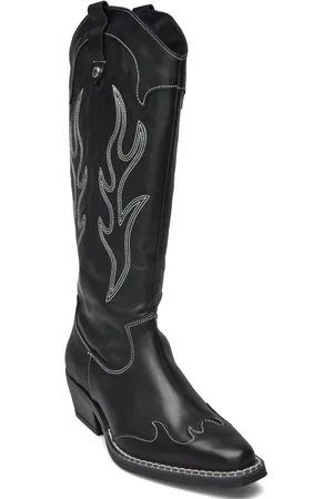 Steve Madden Wenda Boot Shoes Boots Cowboy Boots Black