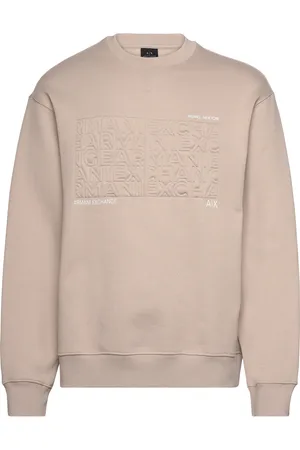 Armani Exchange Sweatshirt Tops Sweatshirts & Hoodies Sweatshirts Beige