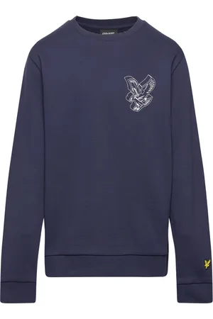 Lyle & Scott 3D Eagle Graphic Sweatshirt Tops Sweatshirts & Hoodies Sweatshirts Navy