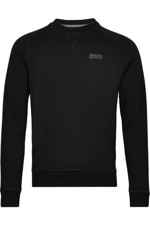 Barbour B.intl Essential Crew Designers Sweatshirts & Hoodies Sweatshirts Black