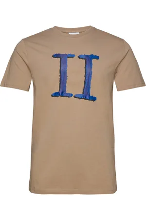 Les Deux Hand Drawn Encore T-Shirt Tops T-Kortærmet Skjorte Beige