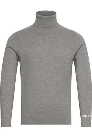 Replay Sweater Regular Tops Knitwear Turtlenecks Grey