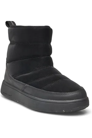 Woden Isa Waterproof Shoes Boots Ankle Boots Ankle Boots Flat Heel Black