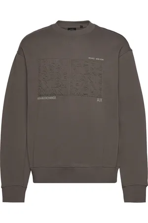 Armani Exchange Sweatshirt Tops Sweatshirts & Hoodies Sweatshirts Brown