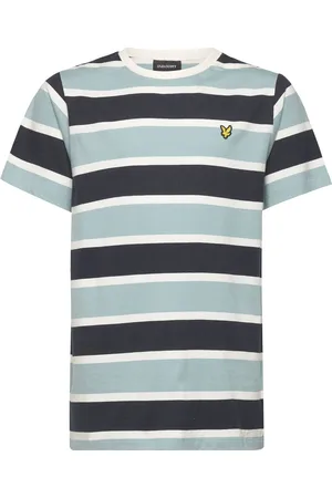 Lyle & Scott Stripe T-Shirt Tops T-Kortærmet Skjorte Blue