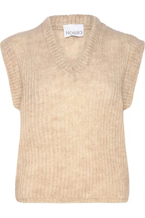 Noella Jamie Knit Vest Vests Knitted Vests Beige